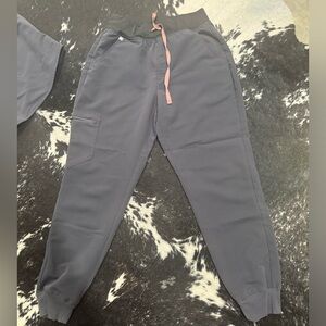 Fig Women’s Charcoal High Waisted Zamora Jogger Scrub Pants